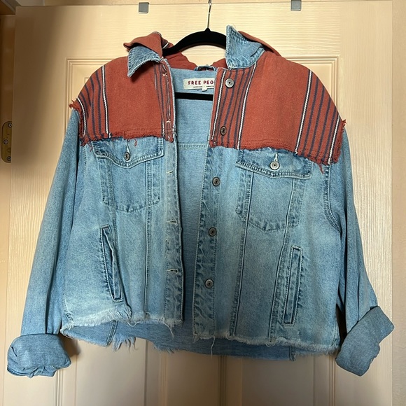 Free People Baja hooded denim jack - Picture 2 of 4